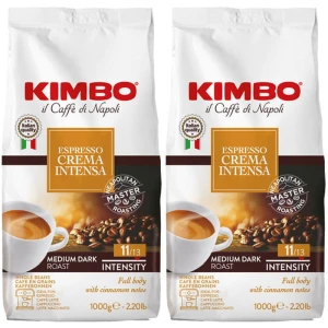 Zestaw 2x Kimbo Crema Intensa 1kg kawa ziarnista
