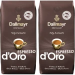 Zestaw 2x Dallmayr Espresso D'Oro 1kg kawa ziarnista