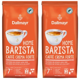 Zestaw 2x Dallmayr Barista Caffe Crema Forte 1kg kawa ziarnista