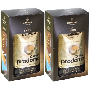 Zestaw 2x Dallmayr Crema Prodomo 1kg kawa ziarnista czekolada HEIDI 