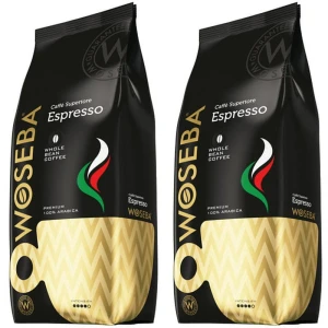 Zestaw 2x Woseba Espresso 1kg kawa ziarnista