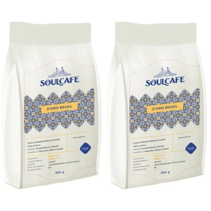 Zestaw 2x SoulCafe d'oro Brasil Speciality kawa ziarnista 500g