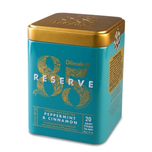 Dilmah Peppermint & Cinnamon 20x2g herbata ekspresowa w puszce