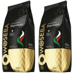 Zestaw 2x Woseba Espresso 1kg kawa ziarnista