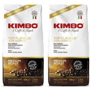 Zestaw 2x Kimbo - Top Flavour 1kg kawa ziarnista