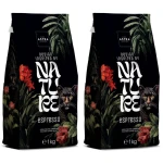Zestaw 2x Astra Nature Espresso 1kg Kawa Ziarnista