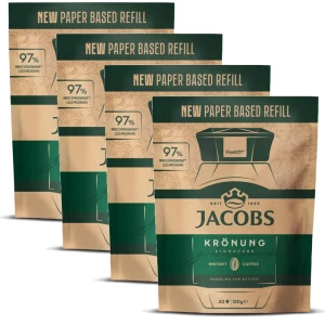 Zestaw 4x Jacobs Kronung 150g kawa rozpuszczalna (torebka)