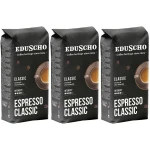 Zestaw 3x Eduscho Espresso Classic 1kg kawa ziarnista