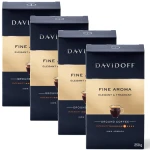 Zestaw 4x Davidoff Fine Aroma 250g kawa mielona