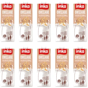 Inka Napój Owsiany 1 litr Zestaw 10 sztuk