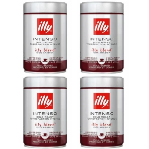 Zestaw 4x Illy Intenso 250g kawa mielona puszka