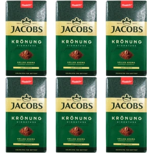 Zestaw 6 x Jacobs Kronung 500g kawa mielona 