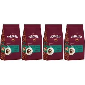 Zestaw 4x Carousel Coffee Daily Cup Classic kawa ziarnista 1kg
