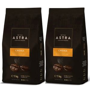 Astra Łagodna Crema Zestaw 2 x 1kg kawa ziarnista