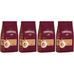 Zestaw 4x Carousel Coffee Daily Cup Crema kawa ziarnista 1kg