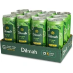 Zestaw 12x Dilmah napój herbaciany o smaku jaśminowyn z ekstraktem z zielonej herbaty puszka 330ml