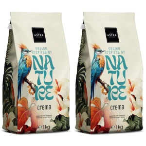 Zestaw 2x Astra Nature Crema 1kg kawa ziarnista