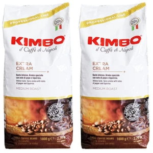 Zestaw 2x Kimbo Extra Cream 1kg kawa ziarnista