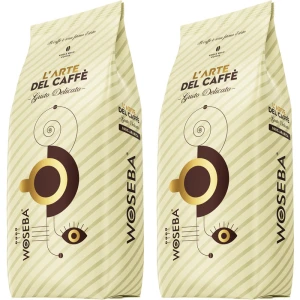 Zestaw 2x Woseba L'Arte Del Caffe Gusto Delicato 1000g Kawa ziarnista