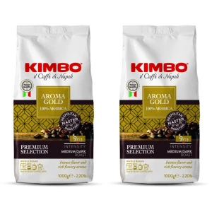 Zestaw 2x Kimbo Aroma Gold 1kg kawa ziarnista