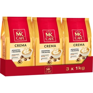Zestaw 3x MK Cafe Crema 1kg kawa ziarnista