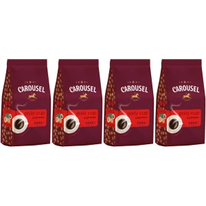 Zestaw 4x Carousel Coffee Daily Cup Espresso kawa ziarnista 1kg