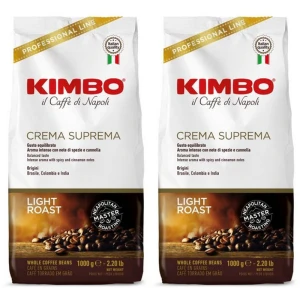 Zestaw 2x Kimbo Espresso Bar Crema Suprema 1kg kawa ziarnista