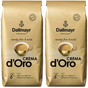 Zestaw 2x Dallmayr Crema D'oro 1kg kawa ziarnista