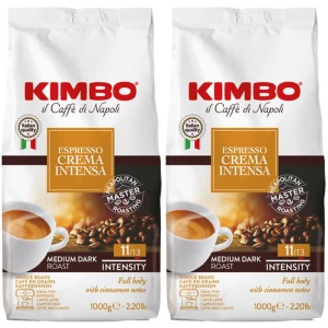 Zestaw 2x Kimbo Crema Intensa 1kg kawa ziarnista