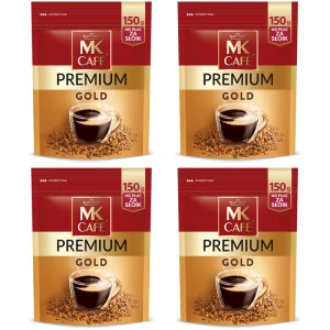 Zestaw 4x Mk Cafe Premium Gold 150g Kawa Rozpuszczalna Torebka
