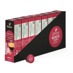 Zestaw 8x Tchibo Kawa Cafissimo Barista Caffe Crema Colombia 10 kapsułek 7,8g