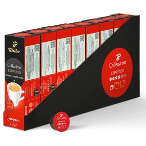 Zestaw 8x Tchibo Kawa Cafissimo Espresso Elegant Aroma 10 kapsuł