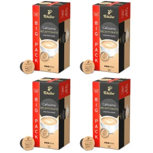 Zestaw 4x Tchibo kawa Cafissimo Decafeinato 30 kapsułek