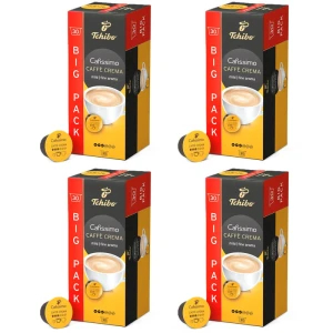 Zestaw 4x Tchibo kawa Cafissimo Caffe Crema Fine Aroma 30 kapsuł