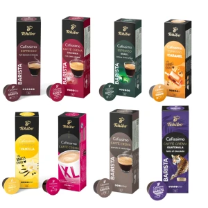 Zestaw Degustacyjny 8x Tchibo Kawa Cafissimo Kapsułki Premium