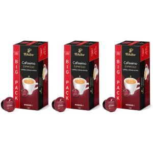Zestaw 3x Tchibo Kawa Cafissimo Espresso Kraftig Intense Aroma 30 kapsuł