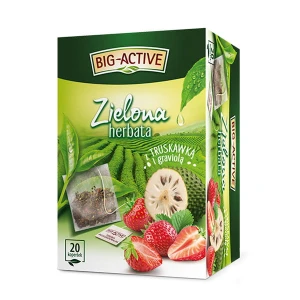 Big-Active zielona z Truskawką i Graviolą ex20