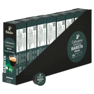 Zestaw 8x Tchibo kawa Cafissimo Espresso Brasil Barista 10 kapsułek