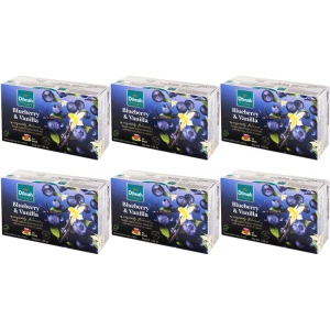 Zestaw 6x Dilmah Blueberry Vanilla Ex20 herbata z zawieszką