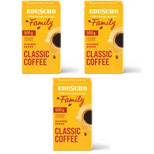 Eduscho Family 3 x 500g zestaw kawa mielona vacum