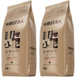 Zestaw 2x Woseba Ti Meriti Crema E Aroma 1kg kawa ziarnista