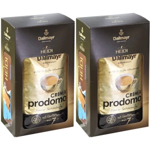 Zestaw 2x Dallmayr Crema Prodomo 1kg kawa ziarnista czekolada HEIDI 