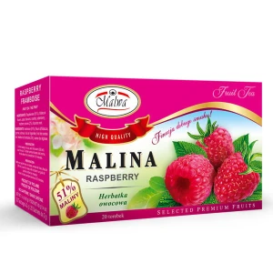 Malwa Malinowa 20 torebek herbata ekspresowa owocowa EX20