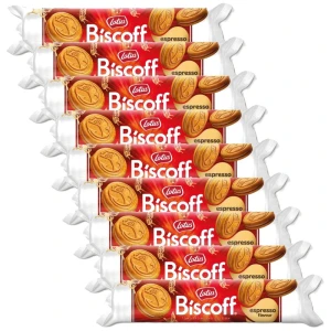 Zestaw 9x Biscoff Lotus Ciastka z Kremem Espresso 150g