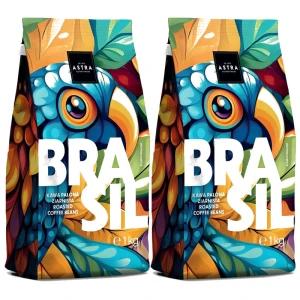 Zestaw 2x Astra Origin Brazylia 1kg Kawa Ziarnista