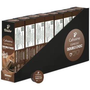 Zestaw 8x Tchibo kawa Cafissimo Double Choc 10 kapsułek
