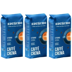 Zestaw 3x Eduscho Crema Strong 1kg kawa ziarnista