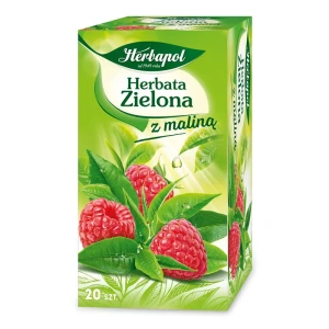 Herbapol Zielona z maliną Ex20 herbata ekspresowa