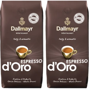 Zestaw 2x Dallmayr Espresso D'Oro 1kg kawa ziarnista
