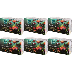 Zestaw 6x Dilmah Forest Berry ex20 z zawieszką